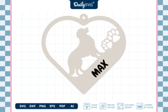 Lovely Dog Keychain SVG Product Image 3