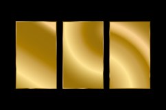 Golden metallic gradient isolated vector Product Image 1