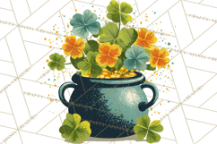 Rainbows and Gold PNG Clipart, St. Patrick’s Day Treasures Product Image 3
