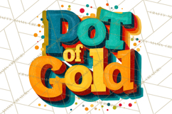 Rainbows and Gold PNG Clipart, St. Patrick’s Day Treasures Product Image 3