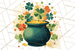 Rainbows and Gold PNG Clipart, St. Patrick’s Day Treasures Product Image 2