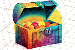 Rainbows and Gold PNG Clipart, St. Patrick’s Day Treasures Product Image 4