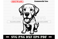 Golden Retriever big head SVG PNG DXF EPS PDF Product Image 1