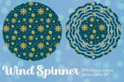 Golden snowflakes Round cut Product Image 1