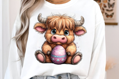 Golden Sunrise Cow Clipart Product Image 2