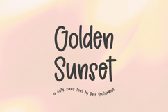 Golden Sunset Sans Product Image 1