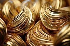 Golden Swirls Ornaments Background Product Image 1