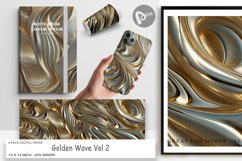 Digital Paper Golden Wave Product Image 1