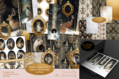 Golden Winter Forest Digital Craft Set Product Image 1
