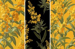Goldenrod Flowers Digital Paper Bundle Product Image 5
