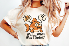 Confused Goldfish PNG, Sublimation Design. Product Image 2