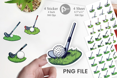 Golf Club Sticker Product Image 1