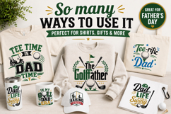 Golf SVG Bundle, Golf Dad Quotes, Bundle, Father’s Day Shirt Product Image 3
