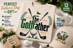 Golf SVG Bundle, Golf Dad Quotes, Bundle, Father’s Day Shirt Product Image 2