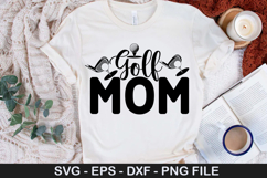 Golf mom - Golf SVG Design Product Image 1