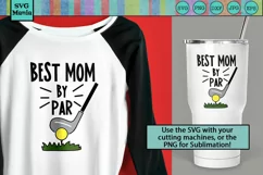 Golf Mom SVG, Lady Golf SVG, Womens Golf SVG for Mothers Day Product Image 1
