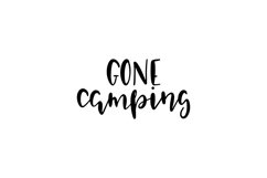 Gone Camping SVG Cut File Product Image 1