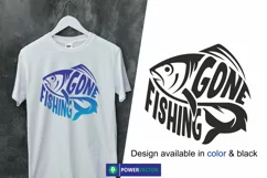 Gone Fishing Svg Png, files for Cricut, sublimation, Laser Product Image 3