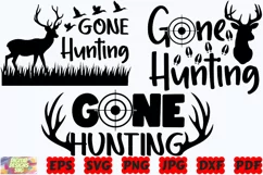 Gone Hunting SVG | Hunting SVG | Hunting Life SVG | Hunter Product Image 2