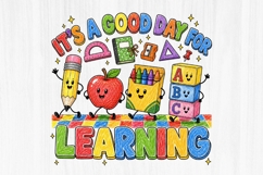Good Day For Learning School Clipart Design PNG Product Image 2