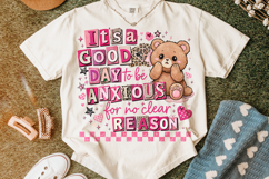 Anxious PNG, Funny Sarcastic Quotes, Anxiety, Mental Health Product Image 1