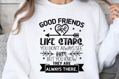 Good friends are like stars SVG, Friendshipe SVG D Product Image 1