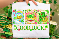 St Patrick's Day Good Luck PNG, Shamrock PNG, Lucky Day PNG Product Image 1