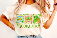 St Patrick's Day Good Luck PNG, Shamrock PNG, Lucky Day PNG Product Image 3