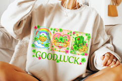 St Patrick's Day Good Luck PNG, Shamrock PNG, Lucky Day PNG Product Image 4