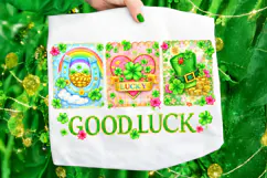 St Patrick's Day Good Luck PNG, Shamrock PNG, Lucky Day PNG Product Image 6