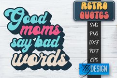 Retro Design | Retro Quotes | Quotes 80&#039;s SVG | SVG File v.2 Product Image 1