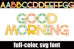 Good Morning Color Font Product Image 1