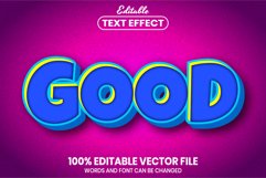Good text editable text effect style Product Image 1