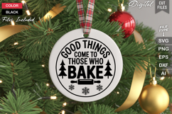 Christmas Round Sign SVG Bundle | Farmhouse Holiday Sign SVG Product Image 16