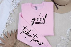 Good things Sleeve SVG Design Product Image 3