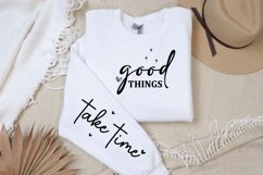 Good things Sleeve SVG Design Product Image 2