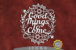 Good Things to Come Papercut SVG Product Image 1