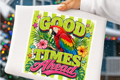 Good Times Ahead Parrot PNG Product Image 4