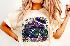 Mardi Gras PNG, Let The Good Times Roll, Mardi Gras Truck Product Image 2