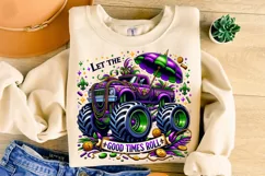 Mardi Gras PNG, Let The Good Times Roll, Mardi Gras Truck Product Image 1