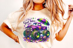 Mardi Gras PNG, Let The Good Times Roll, Mardi Gras Truck Product Image 1