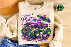 Mardi Gras PNG, Let The Good Times Roll, Mardi Gras Truck Product Image 3