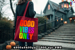 Good Vibes Only Design PNG File