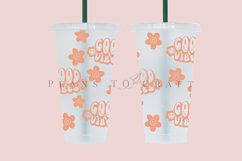 good vibes starbucks 24oz cold cup wrap svg presized template for tumbler venti