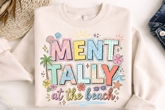 mentally at beach, beach quote png, summer coastal png, funny beach design, beach sublimation, vacation shirt png, beach lover gift, coastal t shirt png, seaside quote png, summer beach png