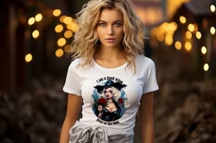 Good Witch Sublimation | Retro Pin up Halloween Girl PNG Product Image 2