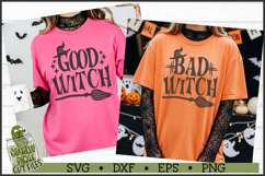 Good Witch and Bad Witch SVG Files Product Image 1