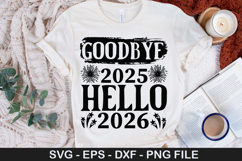 Happy New Year SVG Design - Dear 2025 Please Be Kind Product Image 5