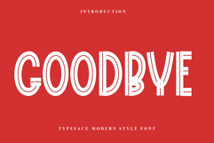 Goodbye Product Image 1