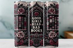 Good Girls Read Bad Books Tumbler Wrap Sublimation Product Image 1